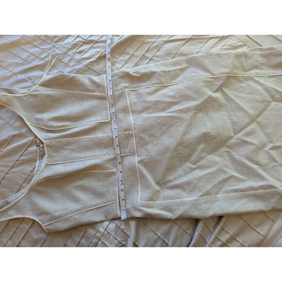 narcisco Rodriguez Italy linen blend bodycon dress sz 10 excellent condition - Picture 9 of 10